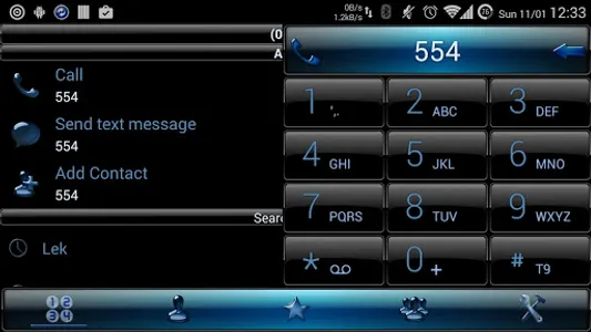 Theme RocketDial Dusk B Blue screenshot 7
