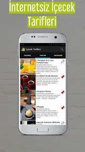 İnternetsiz İçecek Tarifleri screenshot 0