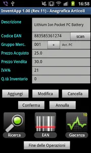 InventApp Demo screenshot 1