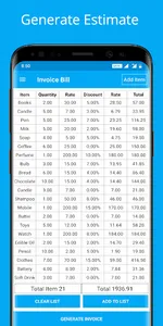 Invoice Bill- manage inventory screenshot 0