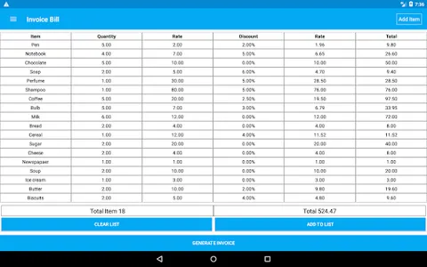 Invoice Bill- manage inventory screenshot 7