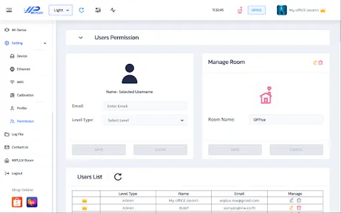 WiPLUX sPDU screenshot 2