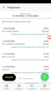 Buku Nota - BuNot screenshot 6