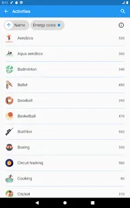Calories Helper:  Calorie tabl screenshot 13