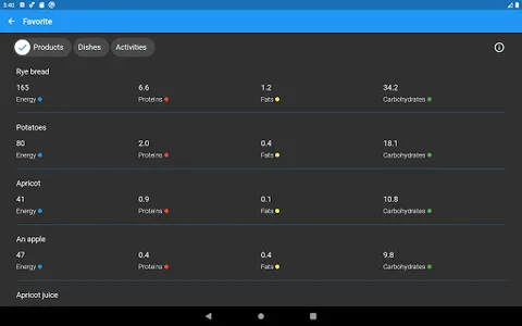 Calories Helper:  Calorie tabl screenshot 18