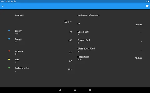 Calories Helper:  Calorie tabl screenshot 19
