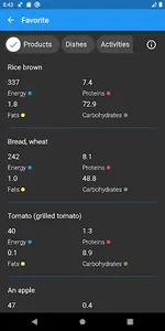 Calories Helper:  Calorie tabl screenshot 4