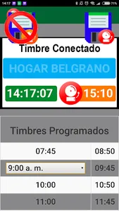 Timbre Automático screenshot 4