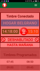 Timbre Automático screenshot 5