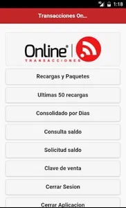 Transacciones Online screenshot 0