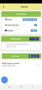 Calzamoda Cotización screenshot 9