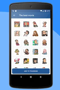 Stickers for Telegram app screenshot 2