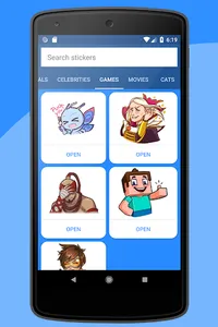 Stickers for Telegram app screenshot 4