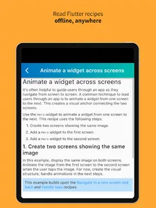 Flutter Offline Cookbook screenshot 11