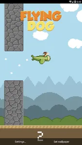 Flying Dog LWP Free screenshot 0