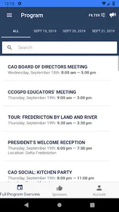 CAO 2019 Conference screenshot 2