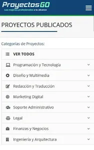 ProyectosGo - Publica tu Proye screenshot 0