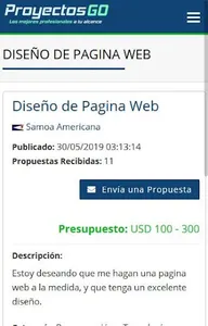 ProyectosGo - Publica tu Proye screenshot 4