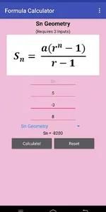 Formula Calculator screenshot 1