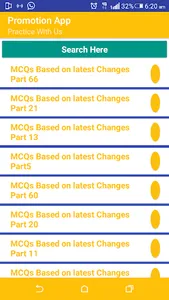 Promotion Exam App PN Bank screenshot 1