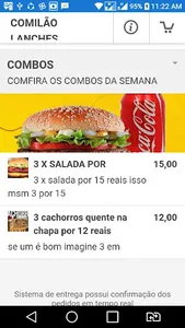 comilão lanches screenshot 1