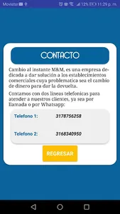 Cambio al instante M&M screenshot 3