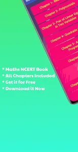 CBSE Class 10 Maths NCERT Book screenshot 0