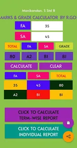 CCE MARKS AND GRADE CALCULATOR screenshot 7