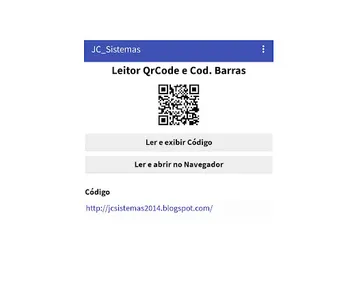 Leitor QR Code e Cod. Barras screenshot 2