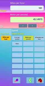 Easy unit converter screenshot 1