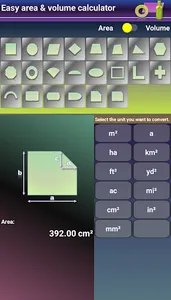 Easy area & volume caclculator screenshot 2