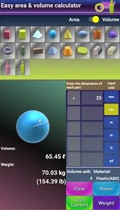 Easy area & volume caclculator screenshot 5