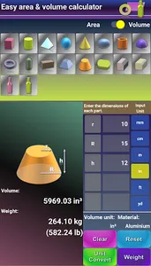 Easy area & volume caclculator screenshot 7