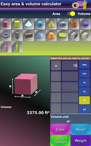 Easy area & volume caclculator screenshot 8