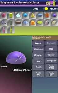 Easy area & volume caclculator screenshot 9