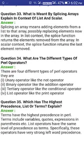 Perl Interview Questions screenshot 0