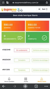 Supremo Entregador screenshot 2