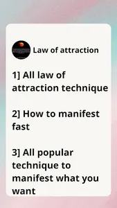 Law Of Attraction screenshot 0