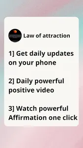 Law Of Attraction screenshot 1