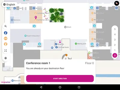 Mapwize Kiosk screenshot 2