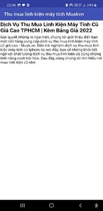 Linh kiện máy tính Muskvn screenshot 2