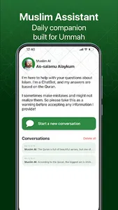 Muslim AI: Chatbot Assistant screenshot 0