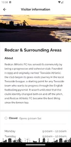 Redcar Athletic Football Club screenshot 1