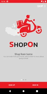 ShopOn - Local Food Delivery i screenshot 0