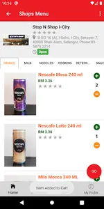 ShopOn - Local Food Delivery i screenshot 1