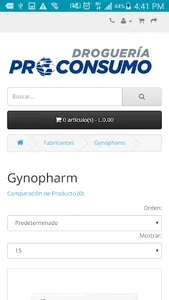 Tienda Proconsumo screenshot 2