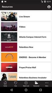 ourRelentless Church screenshot 1