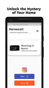 Namescart -  A Name Meaning Ap screenshot 0