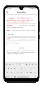 SimpleLogin | Anti-spam screenshot 1