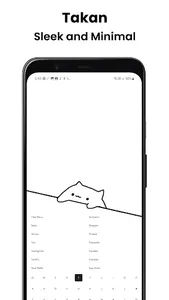 Takan - Minimalist Launcher screenshot 1